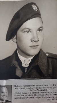 Evžen Strnadel, a close friend and fellow soldier of Emanuel Kolajta, with whom he was deployed to fight against the Banders in Slovakia