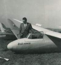On the air base, the glider bears the name Stráž severu, 1946
