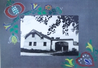 Marie Pešková's family house in Družec, Kladno area 