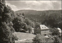 Historical photo of the Financial guard building (customs house) in Velké Vrbno (Gross Würben in German)