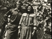 Michal with his mother