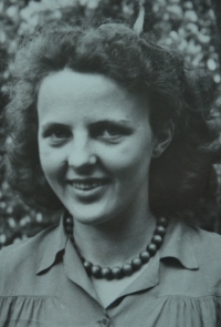 Jitka Bernardyová in her youth