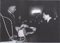 University graduation, 1962
