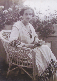 Helena Schebková, née Binovičová, Alfred Schebek’s wife