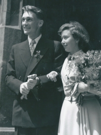 Wedding photo of Hana Dvořáková and Jan Dvořák