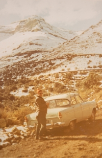 The Pechouš family on the road, 1970s