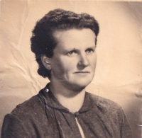 Mother Markéta Přibková (née Konopíková) in 1960s