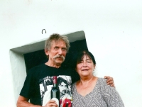 With her husband Václav Kučera
