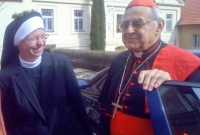 With cardinal Miloslav Vlk, 2010
