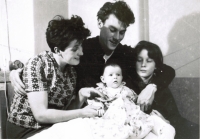 The whole family, Stará Boleslav, 1968