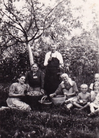 Jiří Otradovec, third from the left, 1930s