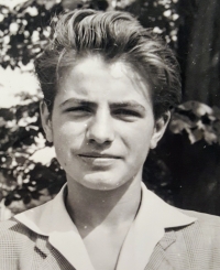 Hynek Sobotka in his youth