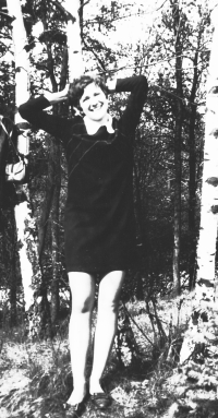 Anna Macková when eighteen years old 