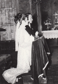 Wedding of witness Anna Macková in 1970