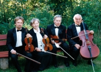 Jaroslav Kraus in a string quartet, Tachov 2002