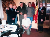 With Belgian war veterans, Holýšov, 2007 