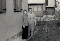 Mr. and Mrs. Bureš in Nový Jáchymov, 1972