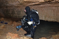 Cave diving - France