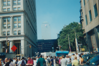 Manhattan after the 9/11 terrorist attack, September 2001