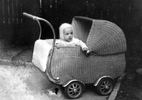 Jan Opletal as an infant, 1947 