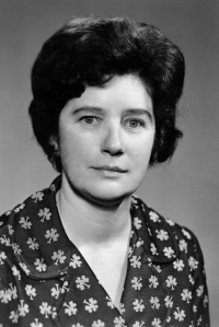 Halina Niedobová in the 1960s