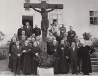 Fr Dominik Pecka, religious training for priests in Vranov in 1973 