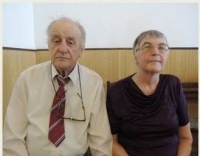 Karel Schmidt with his wife in 2020