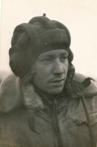 Tadeusz Oratowski at the end of the 1960s as commander of a tank platoon of the 11th Mechanized Regiment of the 4th Division.