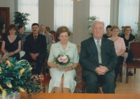 The golden wedding anniversary of Jiřina and Emil Gímeš