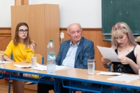 Beseda s žáky Střední odborné školy mediální grafiky a polygrafie v Rumburku (20. 6. 2019) 