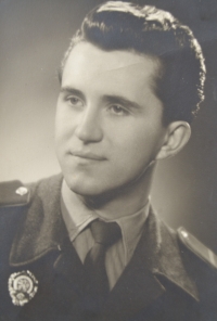 Bohuslav Jirásek during his military service (1957)