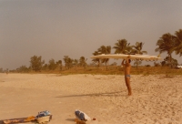 First surfing in Sierra Leone, Freetown, 1985
