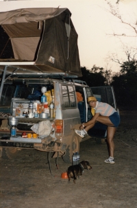 Holiday with my wife Sigrid in Guinea, Easter 1986