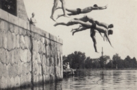 Švorc's baths. Přelouč, 1948