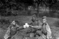 General Malinovský's Red Army soldiers on May 14, 1945