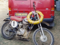 ESO racing motorcycle, veteran racing, 1999