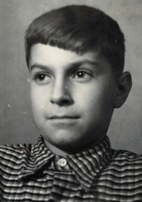 Bohuslav Hofman as a 10 years old boy
