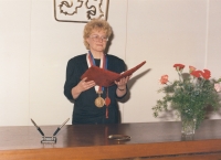 The mayor of Jihlava, 1990