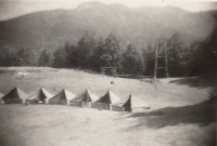 Summer camp in Hodruše. 1950