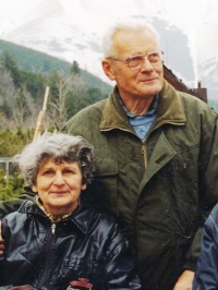 With her second husband Jiří Mareček, 2010
