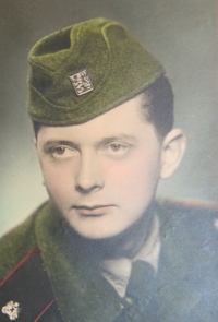 Lubomír Vávra at the time of his army service (1954-1956)