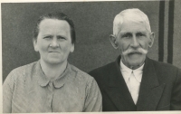 Mária's parents - Terézia and József, year 1964