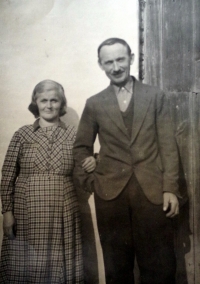 Parents of Jiřina Žerebná (1950s)