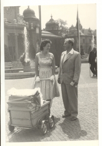 František and Jarmila Gabriel in 1960 