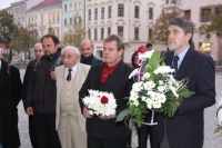 The first one from the right is Karel Němec and on his right hand there is the grandson of Evžen Plock, Aleš Plocek, 2013 
