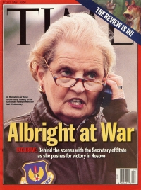 Madeleine Albright on the cover of Time magazine (1999)
