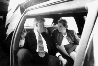 Madeleine Albright with Bill Clinton