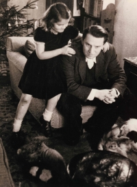 Madeleine Albright with her father Josef Korbel