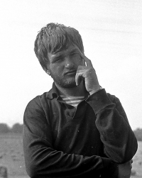 Josef Rakušan, Lída Rakušanová's future husband, summer of 1968 

