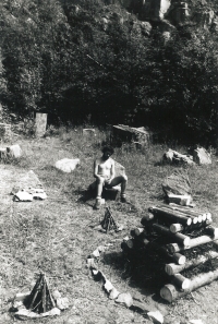 Summer camp in Bílé Karpaty for children from Veselí nad Moravou. Probably 1980's